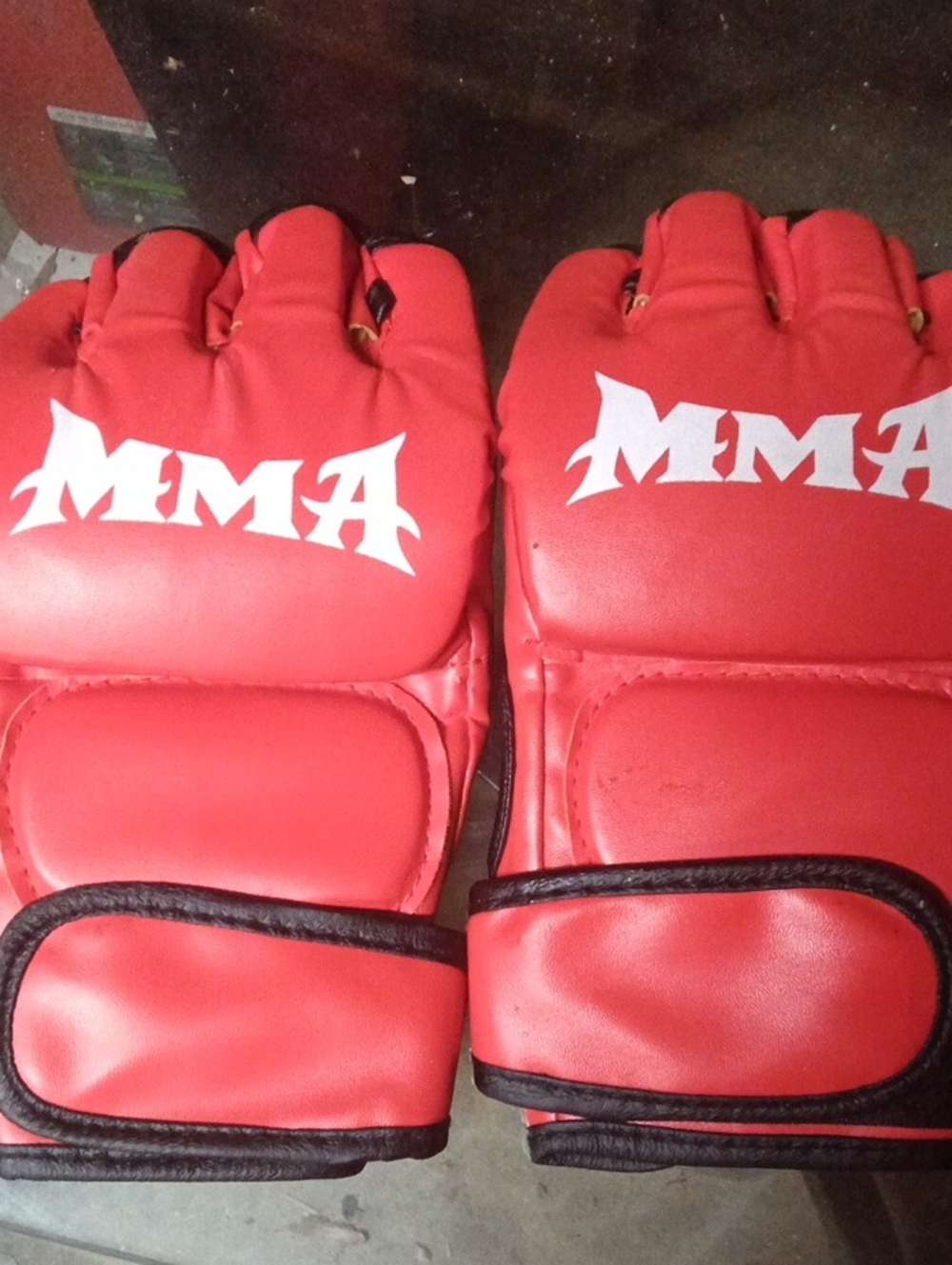 MMA Red Training Gloves
